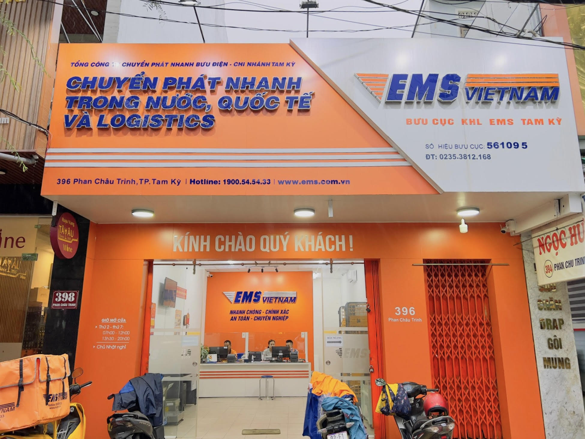 EMS EMS Việt Nam khai trương bưu cục phục vụ khách hàng lớn tại Quảng Nam